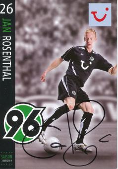 Jan Rosenthal  2008/2009   Hannover 96  Fußball Autogrammkarte original signiert 