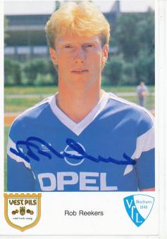 Rob Reekers  VFL Bochum  Fußball Autogrammkarte original signiert 