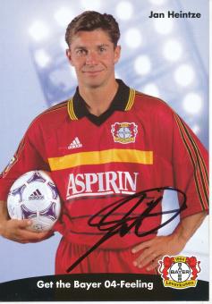 Jan Heintze  1998/1999  Bayer 04 Leverkusen  Fußball Autogrammkarte original signiert 