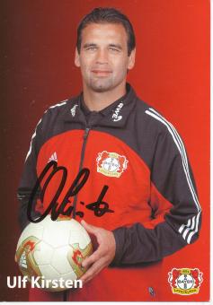 Ulf Kirsten  2003/2004  Bayer 04 Leverkusen  Fußball Autogrammkarte original signiert 