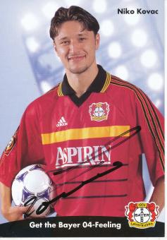 Niko Kovac   1998/1999   Bayer 04 Leverkusen  Fußball Autogrammkarte original signiert 