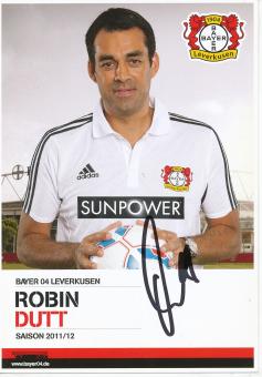 Robin Dutt   2010/2011   Bayer 04 Leverkusen  Fußball Autogrammkarte original signiert 