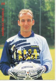 Andreas Wessels  Fortuna Köln  Fußball Autogrammkarte original signiert 