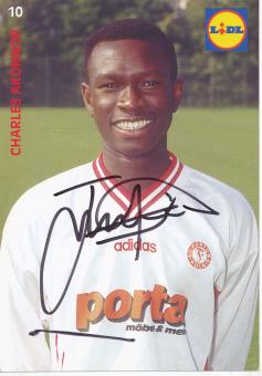 Charles Akonnor  Fortuna Köln  Fußball Autogrammkarte original signiert 
