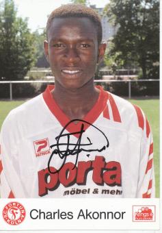 Charles Akonnor  Fortuna Köln  Fußball Autogrammkarte original signiert 