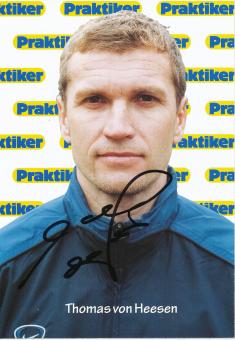 Thomas von Heesen   FC Saarbrücken  Fußball Autogrammkarte original signiert 