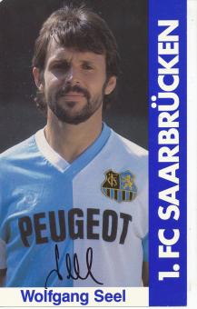 Wolfgang Seel   FC Saarbrücken  Fußball Autogrammkarte original signiert 