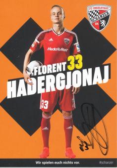 Florent Hadergjonaj   2016/2017   FC Ingolstadt  Fußball Autogrammkarte original signiert 