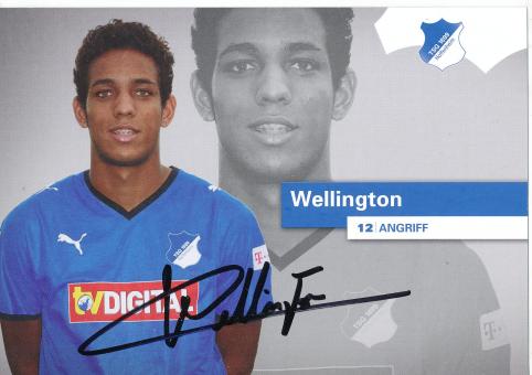 Wellington  2008/2009   TSG Hoffenheim  Fußball Autogrammkarte original signiert 