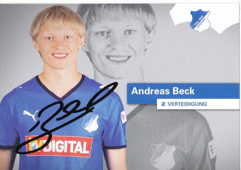 Andreas Beck  2009/2010   TSG Hoffenheim  Fußball Autogrammkarte original signiert 