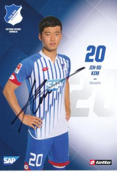 Jin Su Kim   2015/2016  TSG Hoffenheim  Fußball Autogrammkarte original signiert 