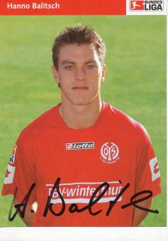 Hanno Balitsch   FSV Mainz 05   Fußball Autogrammkarte original signiert 
