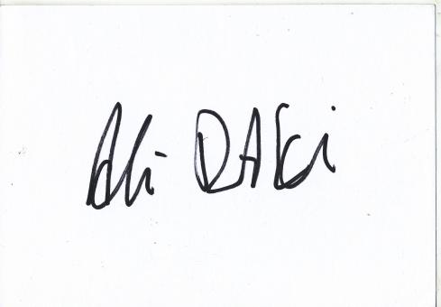 Ali Daei  Hertha BSC Berlin   Fußball Autogramm Karte  original signiert 