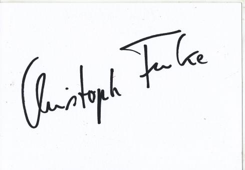 Christoph Franke  Dynamo Dresden   Fußball Autogramm Karte  original signiert 