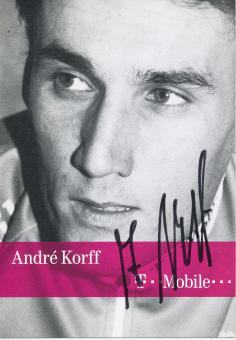 Andre Korff  Team Telekom Radsport  Autogrammkarte  original signiert 