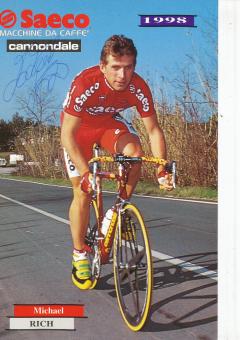 Michael Rich   Team Saeco  Radsport  Autogrammkarte  original signiert 