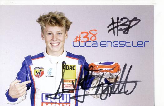 Luca Engstler   Auto Motorsport  Autogrammkarte  original signiert 
