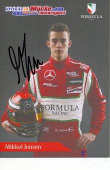 Mikkel Jensen   Mercedes  Auto Motorsport  Autogrammkarte  original signiert 