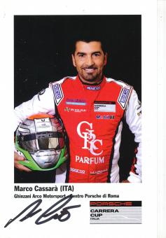 Marco Cassara  Porsche  Auto Motorsport  Autogrammkarte  original signiert 