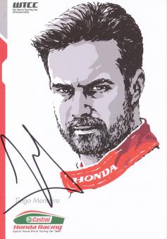 Tiago Monteiro  Auto Motorsport  Autogrammkarte  original signiert 