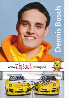 Dennis Busch  Auto Motorsport  Autogrammkarte  original signiert 