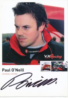 Paul O'Neill  Auto Motorsport  Autogrammkarte  original signiert 