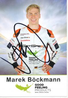 Marek Böckmann  Auto Motorsport  Autogrammkarte  original signiert 