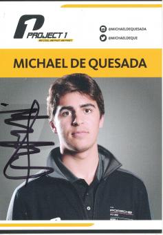 Michael De Quesada  Auto Motorsport  Autogrammkarte  original signiert 