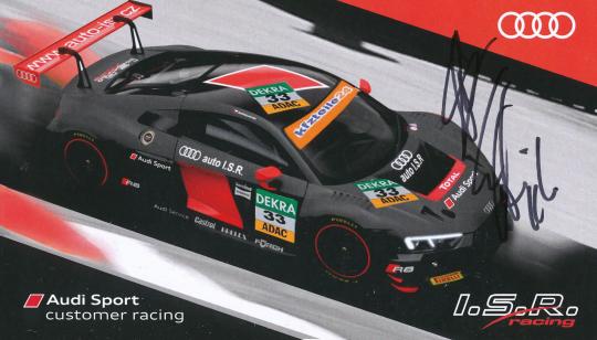 Salaquarda Filip & Frank Stippler  Audi  Auto Motorsport  Autogrammkarte  original signiert 