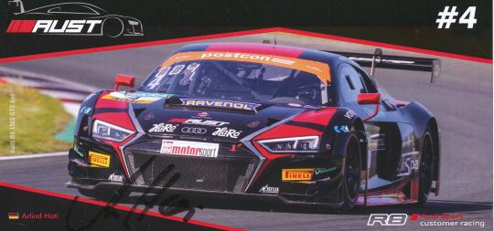 Arlind Hoti  Audi  Auto Motorsport  Autogrammkarte  original signiert 