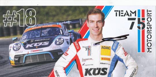 Adrien De Leener   Auto Motorsport  Autogrammkarte  original signiert 