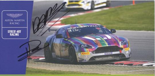 ??   Aston Martin  Auto Motorsport  Autogrammkarte  original signiert 