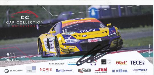 Elia Erhart  Auto Motorsport  Autogrammkarte  original signiert 