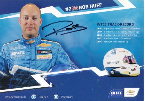 Rob Huff  Chevrolet  Auto Motorsport 15 x 21 cm Autogrammkarte  original signiert 