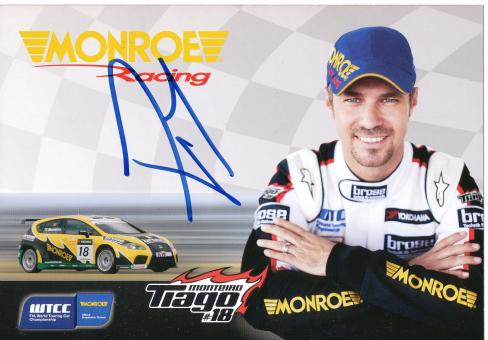 Tiago Monteiro  Auto Motorsport 15 x 21 cm Autogrammkarte  original signiert 