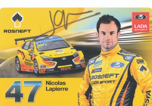 Nicolas Lapierre  Auto Motorsport 15 x 21 cm Autogrammkarte  original signiert 