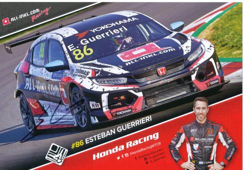 Esteban Guerrieri  Auto Motorsport 15 x 21 cm Autogrammkarte  original signiert 