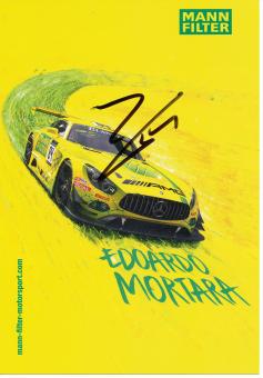 Edoardo Mortara  Mercedes Auto Motorsport 15 x 21 cm Autogrammkarte  original signiert 