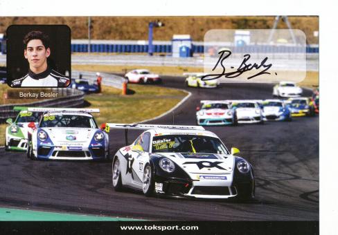 Berkay Besler   Auto Motorsport 15 x 21 cm Autogrammkarte  original signiert 