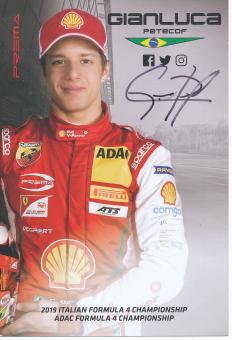 Gianluca Petecof  Auto Motorsport Autogrammkarte  original signiert 