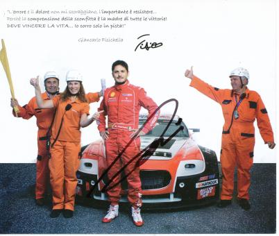 Giancarlo Fisichella   Auto Motorsport  Autogrammkarte  original signiert 