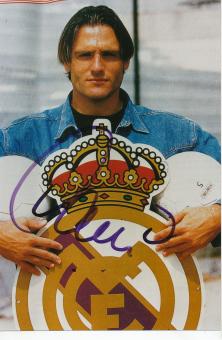 Santiago Canizares  Real Madrid  Fußball Autogramm Foto original signiert 