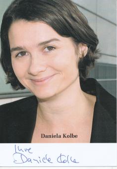 Daniela Kolbe  SPD  Politik  Autogrammkarte original signiert 
