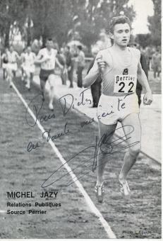 Michel Jazy  Frankreich  Leichtathletik  Autogrammkarte original signiert 