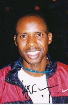 Noah Ngeny  Kenia  Leichtathletik  Autogramm Foto original signiert 