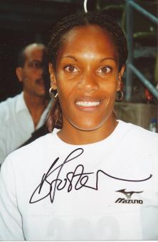Bridgette Foster  Jamaika  Leichtathletik  Autogramm Foto original signiert 