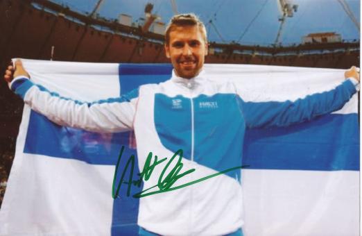 Antti Ruuskanen  Finnland  Leichtathletik  Autogramm Foto original signiert 