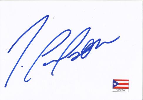 Javier Culson  Puerto Rico  Leichtathletik Autogramm Karte original signiert 