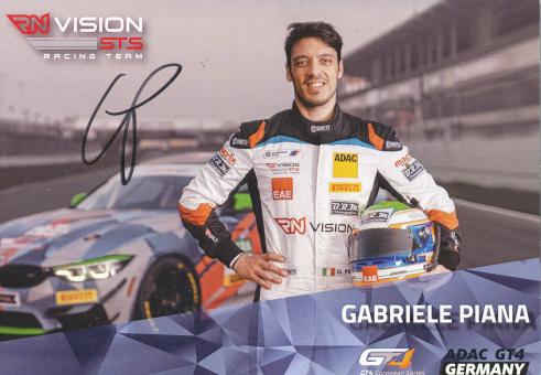 Gabriele Piana  BMW   Auto Motorsport  Autogrammkarte original signiert 