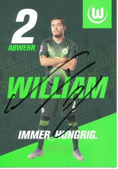 William    2019/2020  VFL Wolfsburg  Fußball Autogrammkarte original signiert 